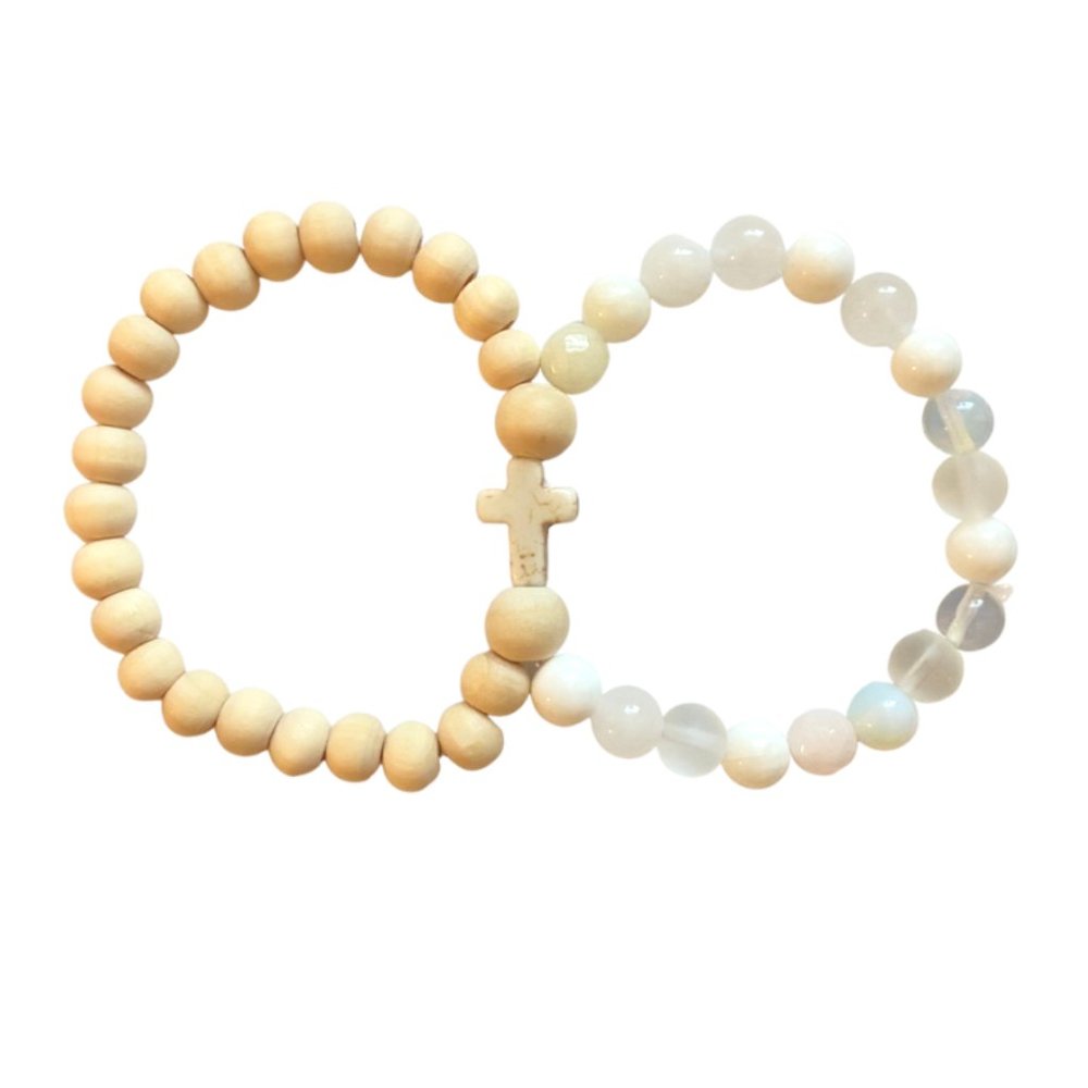 “Eternity & Jesus” Simply Swank Essential Oil Diffuser Bracelet